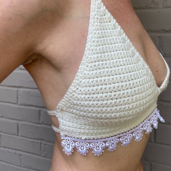 Crochet Bralette / Bikini Top - Picture 2 of 4